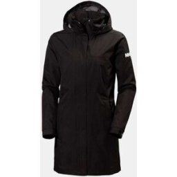 Helly Hansen Women's Aden Long Rain Coat Black XL