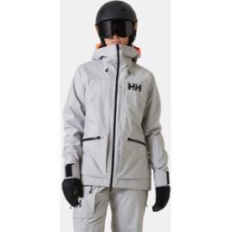 Helly Hansen Women's Powderqueen 3.0 Durable Ski Jacket Grey XS