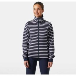 Helly Hansen Women's Crew Smooth Slickface Fleece Jacket Navy L