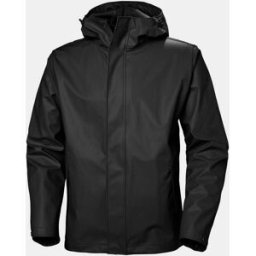 Helly Hansen Men's Moss Windproof Rain Jacket Black XL