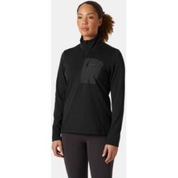 Helly Hansen Women's Versalite Half Zip Fleece Black L