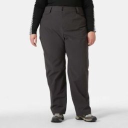 Helly Hansen Women's Brona Softshell Plus Pants Grey 1X