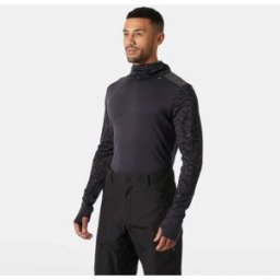 Helly Hansen Men's Lifa® Merino Midweight Balaclava Hoodie Purple L