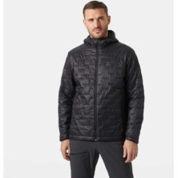Helly Hansen Men's Lifaloft Hooded Lightweight Insulator Jacket Black M