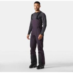 Helly Hansen Men's Sogn Bib Shell Ski Pants Purple L