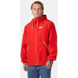 Helly Hansen Men's Sandoy Rain Jacket Red L