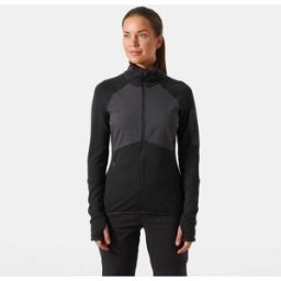 Helly Hansen Women's Lifa Merino Midlayer Jacket Black XS