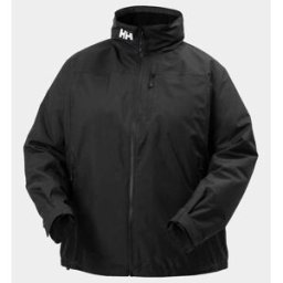 Helly Hansen Women's Hooded Crew Midlayer Plus Jacket 2.0 Black 2X