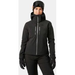 Helly Hansen Women's Alphelia Lightweight Lifaloft Ski Jacket Black XS
