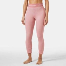 Helly Hansen Women's Lifa Merino Midweight 3/4 Ski Pant Pink XL