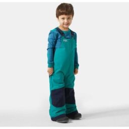 Helly Hansen Kid's Rider 2 Waterproof Insulated Bib Green 2