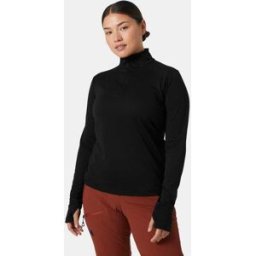Helly Hansen Women's Lifa® Tech Lite 1/2 Zip T-Shirt Black XS