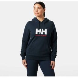 Helly Hansen Women's HH Logo Hoodie Navy L