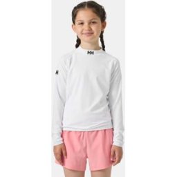 Helly Hansen Juniors' Waterwear Rashguard White 10