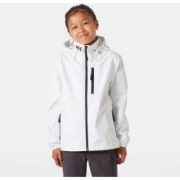 Helly Hansen Juniors’ Crew Hooded Jacket White 9