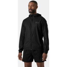 Helly Hansen Men's Trail Windbreaker Jacket Black XL