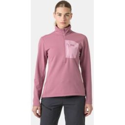 Helly Hansen Women's Versalite Half Zip Fleece Pink XL
