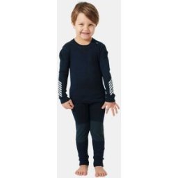 Helly Hansen Kids' Lifa® Merino Wool Base Layer Set Navy 4