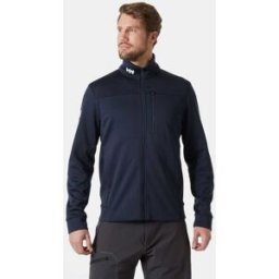 Helly Hansen Men's Crew Slickface Marine Fleece Jacket Navy M