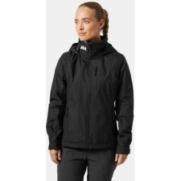 Helly Hansen Women’s Crew Hooded Midlayer Jacket 2.0 Black 2XL
