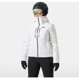 Helly Hansen Women's Alphelia Lightweight Lifaloft Ski Jacket White S