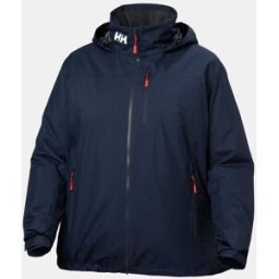 Helly Hansen Women's Hooded Crew Midlayer Plus Jacket 2.0 Navy 3X