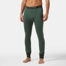 Helly Hansen Men's Lifa Merino Midweight Winter Pants Green 2XL