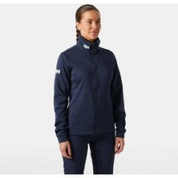 Helly Hansen Women's Crew Smooth Slickface Fleece Jacket Navy M
