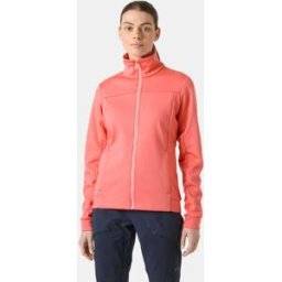 Helly Hansen Women's Crew Smooth Slickface Fleece Jacket Pink L