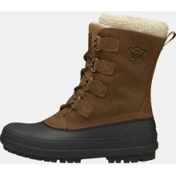Helly Hansen Women's Varanger Winter Boots In Primaloft With Removable Socks Brown 10