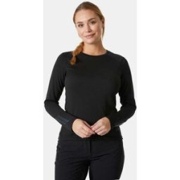 Helly Hansen Women's Lifa Active Crew Lightweight Base Layer Black XS