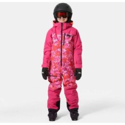 Helly Hansen Juniors’ Fly High 2.0 Ski Suit Pink 16
