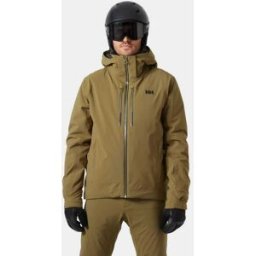 Helly Hansen Men's Alpha Lifaloft Lightweight Ski Jacket Brown L