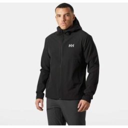 Helly Hansen Men's Blaze Hooded Softshell Jacket Black 2XL