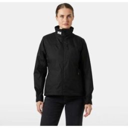 Helly Hansen Women's Crew Hooded Pile Jacket Black XS