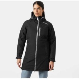 Helly Hansen Women's Long Belfast Insulated Winter Jacket Black 3XL