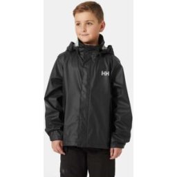 Helly Hansen Junior's Moss Classic Helox Rain Jacket Black 14