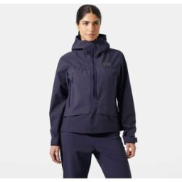Helly Hansen Women's AWE 2.5-Layer Shell Anorak Purple XL