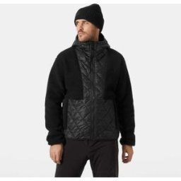 Helly Hansen Men's Stowe Hooded Hybrid Jacket Black M
