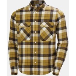 Helly Hansen Men's Lokka Organic Flannel Shirt Brown S