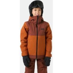 Helly Hansen Junior Alpha Resort Ski Jacket Orange 9