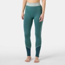Helly Hansen Women's Lifa Merino Midweight Base Layer Pants Green S