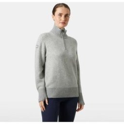Helly Hansen Women’s Arctic Ocean Iceland Wool Knit Sweater Grey XS