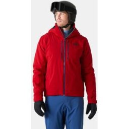 Helly Hansen Men's Alpha Lifaloft Lightweight Ski Jacket Red L