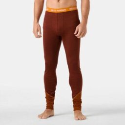 Helly Hansen Men's Lifa Merino Midweight Winter Pants Red L