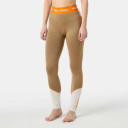 Helly Hansen Women's Lifa Merino Midweight Base Layer Pants Brown XL