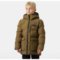 Helly Hansen Juniors’ Nord Puffy Parka Brown 10