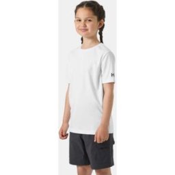 Helly Hansen Juniors' Tech T-shirt - White/Cream - 11