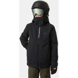 Helly Hansen Juniors' Alpha Ski Jacket - Black/Ebony - 11