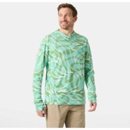 Helly Hansen Men's Lifa® Active Solen Hoodie - Green - 2XL